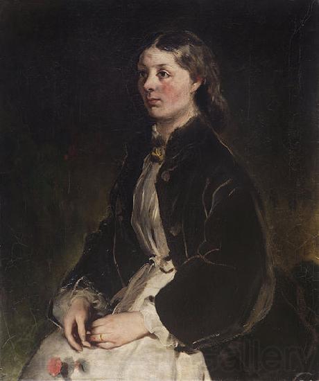 Louis Ferdinand von Rayski Portrait of Christine Freifrau von Schonberg Germany oil painting art